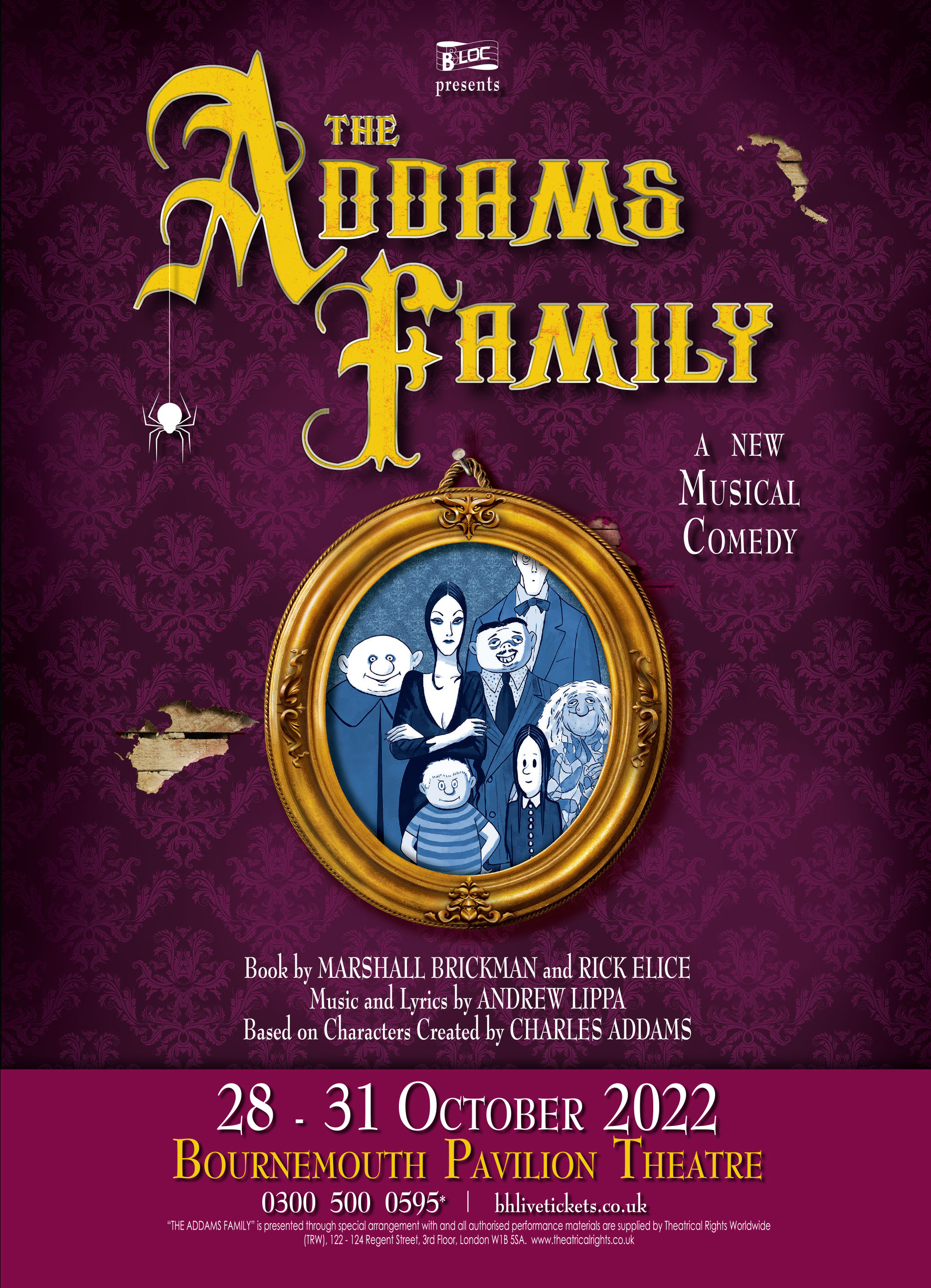 Addams Family A Musical Comedy Poster